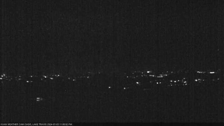 Lake Travis webcam, July 3, 2024 11:00 PM CT