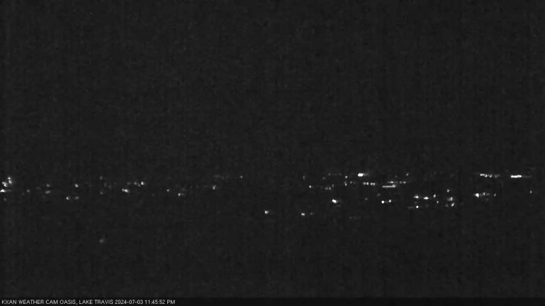 Lake Travis webcam, July 3, 2024 11:45 PM CT