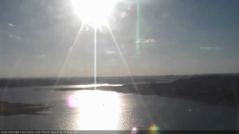 Lake Travis webcam, July 4, 2024 7:00 PM CT