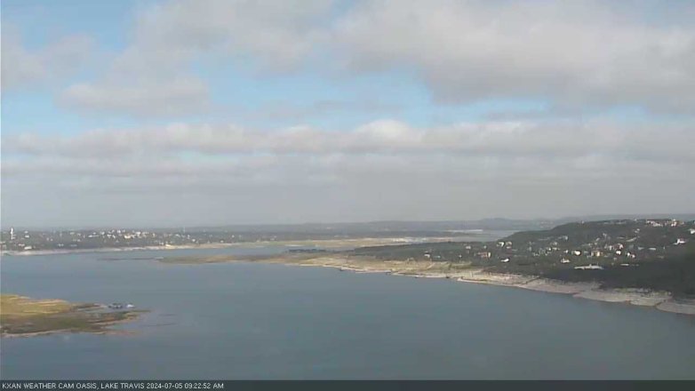 Lake Travis webcam, July 5, 2024 9:25 AM CT