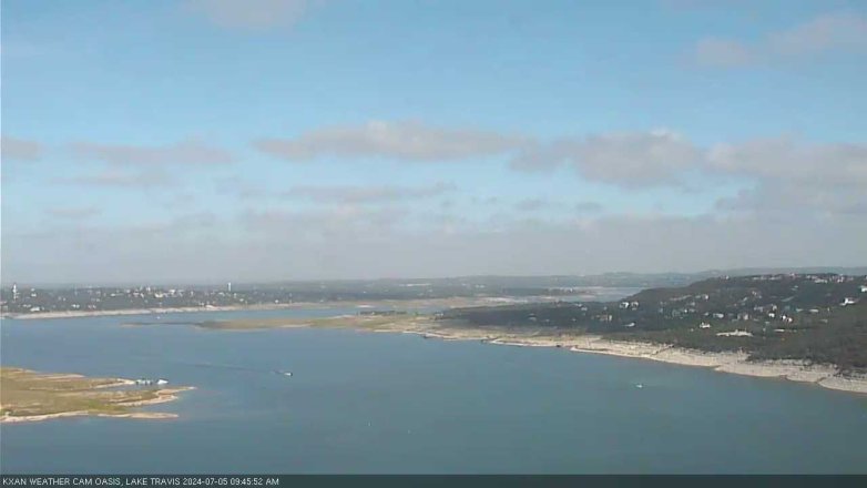 Lake Travis webcam, July 5, 2024 9:45 AM CT