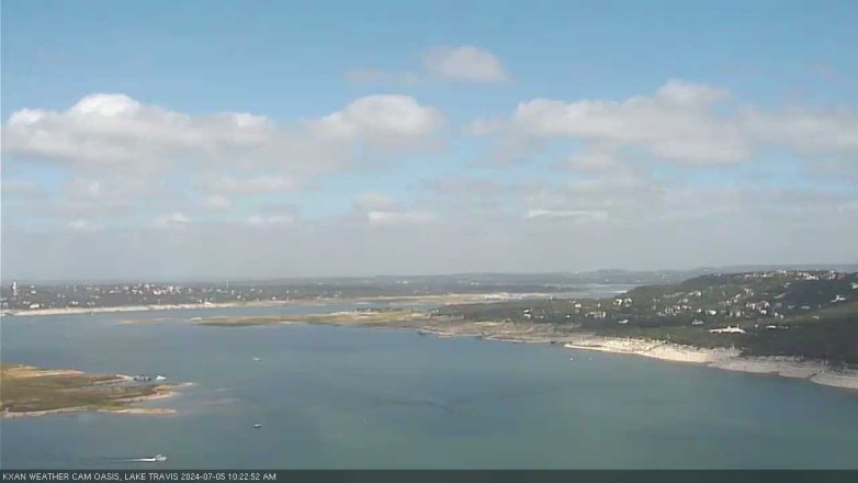 Lake Travis webcam, July 5, 2024 10:25 AM CT