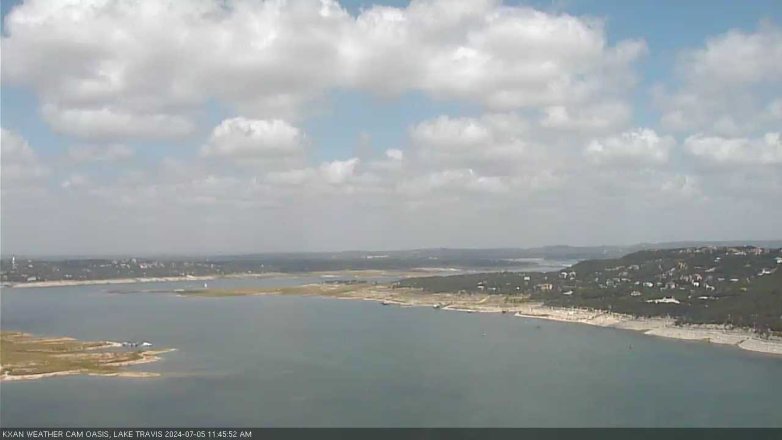 Lake Travis webcam, July 5, 2024 11:45 AM CT