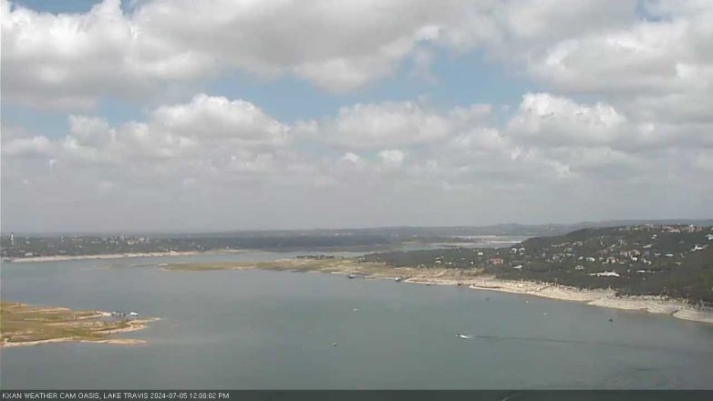 Lake Travis webcam, July 5, 2024 12:00 PM CT