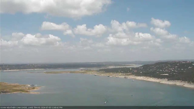 Lake Travis webcam, July 5, 2024 12:45 PM CT