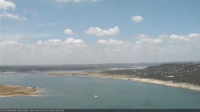 Lake Travis webcam, July 5, 2024 1:25 PM CT