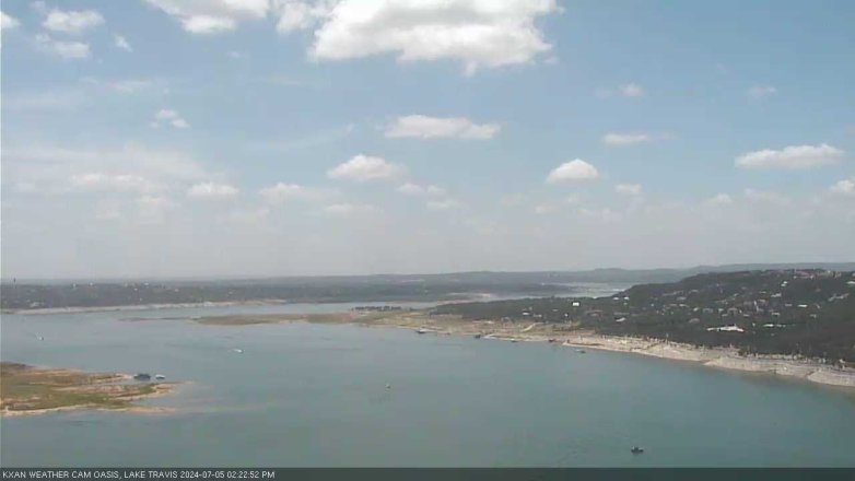 Lake Travis webcam, July 5, 2024 2:25 PM CT