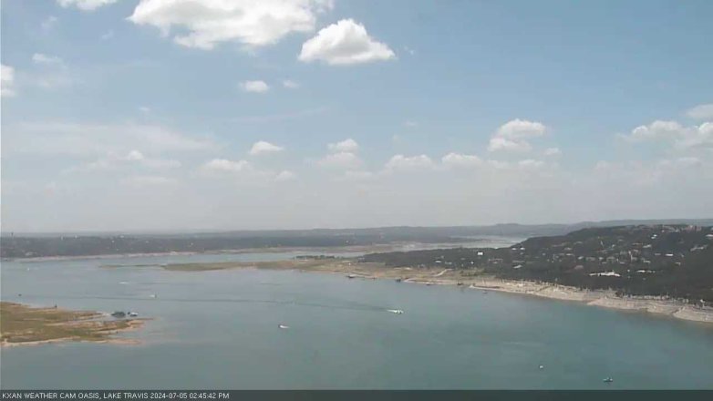 Lake Travis webcam, July 5, 2024 2:45 PM CT