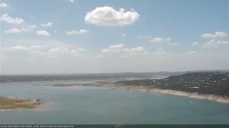 Lake Travis webcam, July 5, 2024 3:00 PM CT