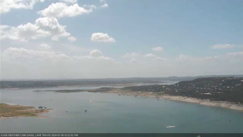 Lake Travis webcam, July 5, 2024 3:25 PM CT