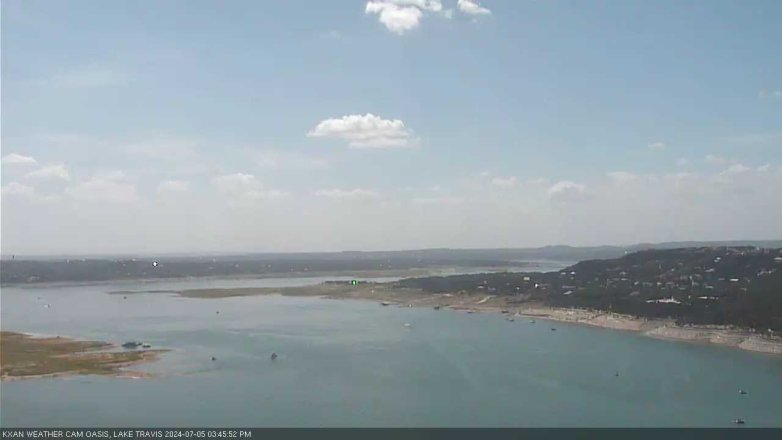 Lake Travis webcam, July 5, 2024 3:45 PM CT
