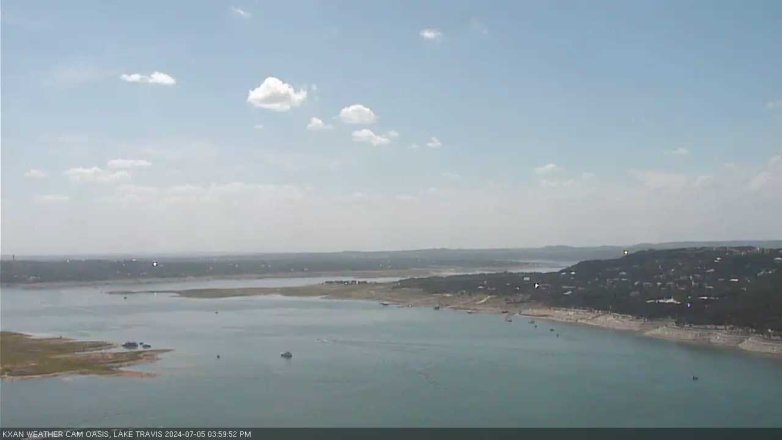 Lake Travis webcam, July 5, 2024 4:00 PM CT