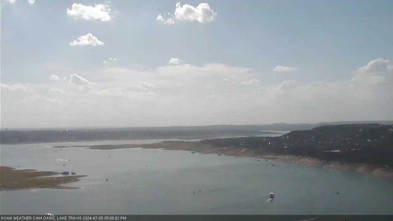 Lake Travis webcam, July 5, 2024 5:00 PM CT