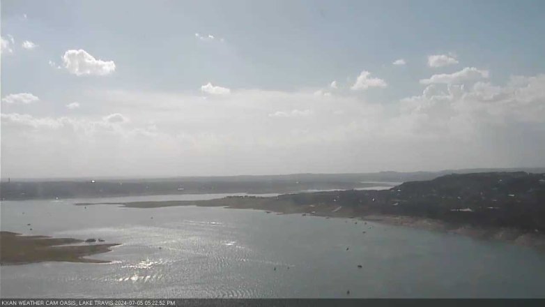 Lake Travis webcam, July 5, 2024 5:25 PM CT