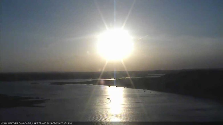 Lake Travis webcam, July 5, 2024 8:00 PM CT