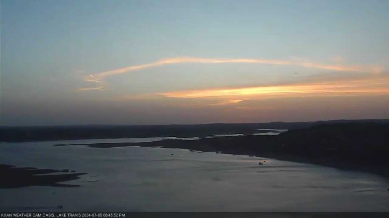 Lake Travis webcam, July 5, 2024 8:45 PM CT