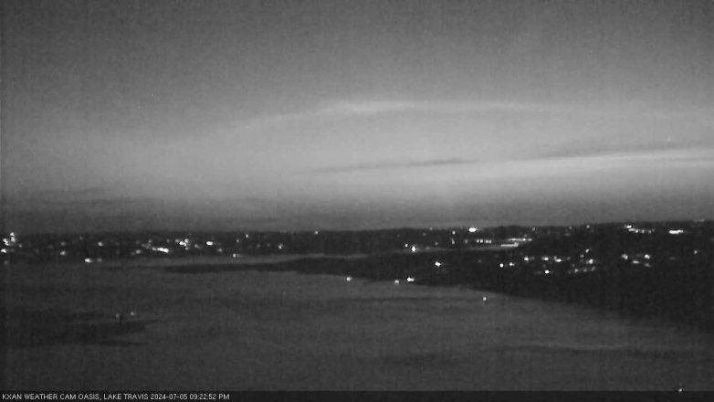 Lake Travis webcam, July 5, 2024 9:25 PM CT