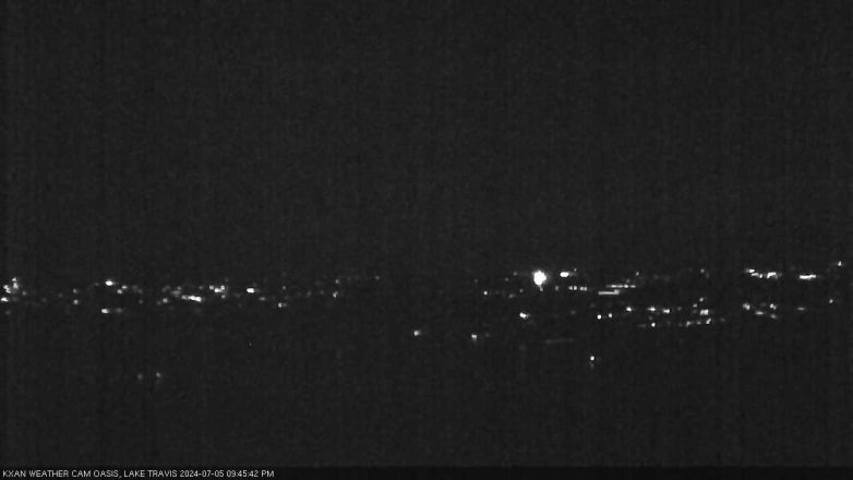Lake Travis webcam, July 5, 2024 9:45 PM CT
