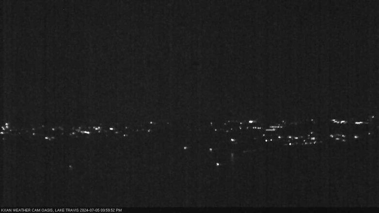 Lake Travis webcam, July 5, 2024 10:00 PM CT