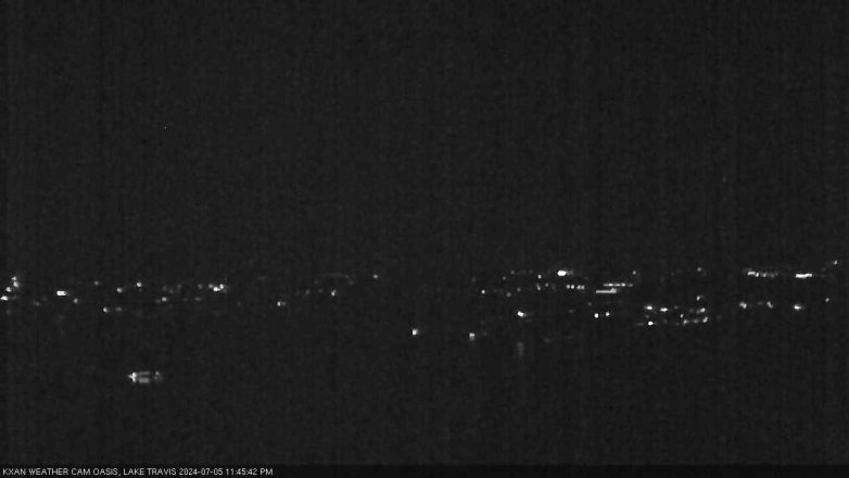 Lake Travis webcam, July 5, 2024 11:45 PM CT