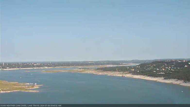 Lake Travis webcam, July 6, 2024 9:45 AM CT