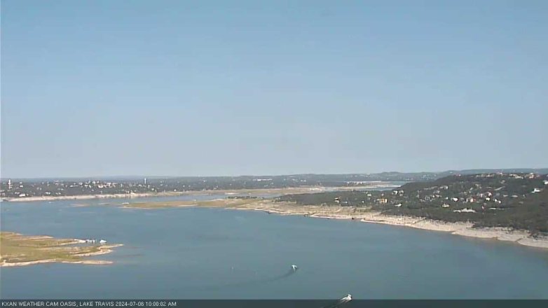 Lake Travis webcam, July 6, 2024 10:00 AM CT