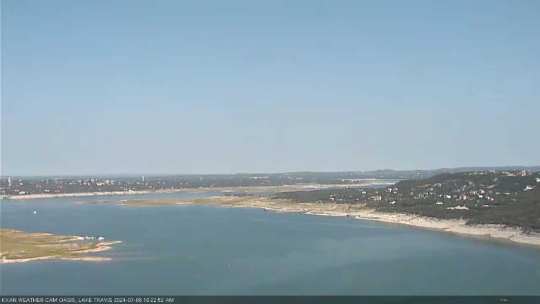 Lake Travis webcam, July 6, 2024 10:25 AM CT