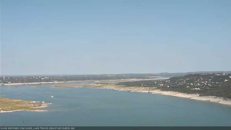 Lake Travis webcam, July 6, 2024 10:45 AM CT