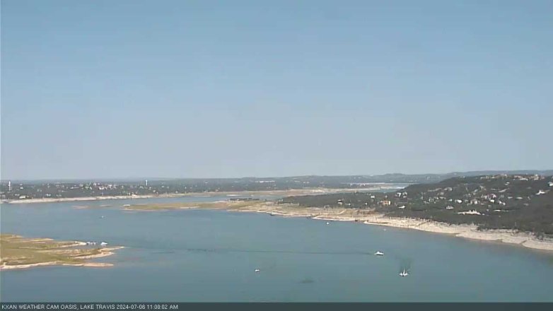 Lake Travis webcam, July 6, 2024 11:00 AM CT