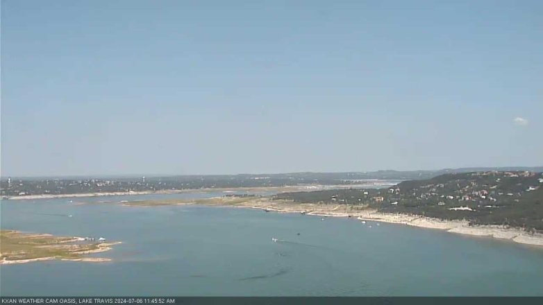 Lake Travis webcam, July 6, 2024 11:45 AM CT