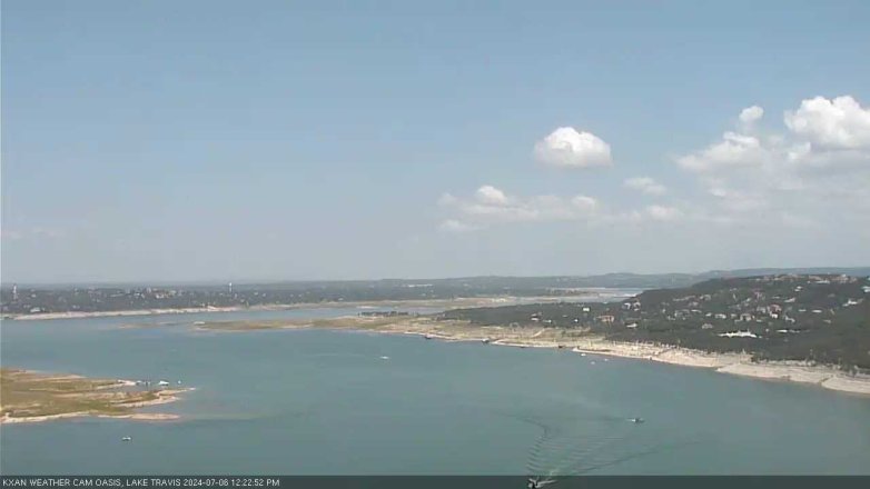 Lake Travis webcam, July 6, 2024 12:25 PM CT