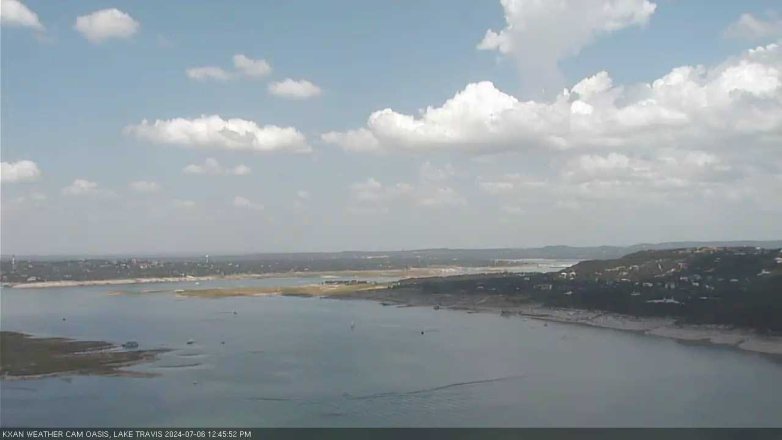 Lake Travis webcam, July 6, 2024 12:45 PM CT