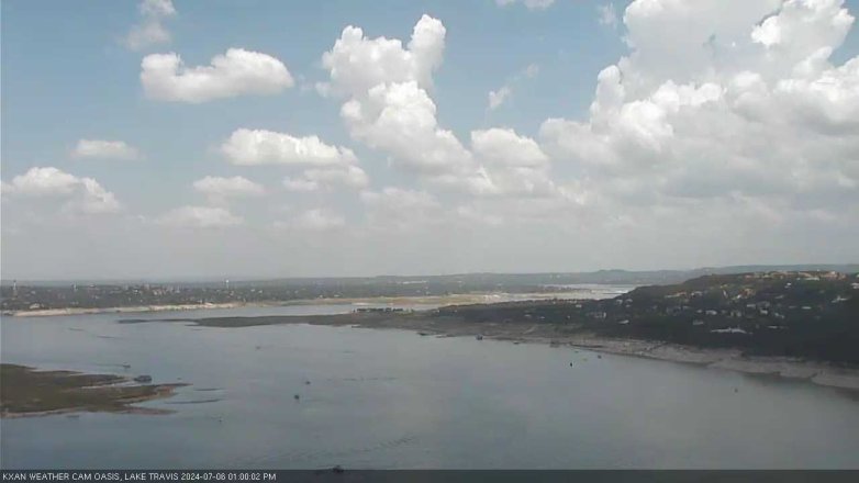 Lake Travis webcam, July 6, 2024 1:00 PM CT