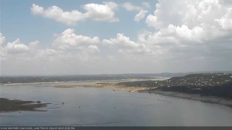 Lake Travis webcam, July 6, 2024 1:25 PM CT