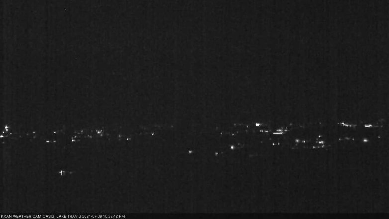 Lake Travis webcam, July 6, 2024 10:25 PM CT