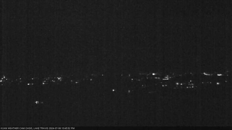 Lake Travis webcam, July 6, 2024 10:45 PM CT