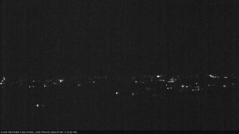 Lake Travis webcam, July 6, 2024 11:25 PM CT