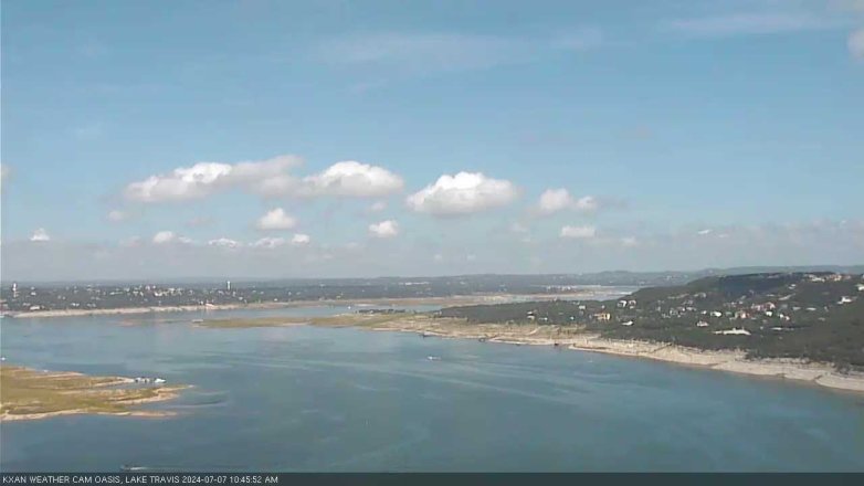 Lake Travis webcam, July 7, 2024 10:45 AM CT
