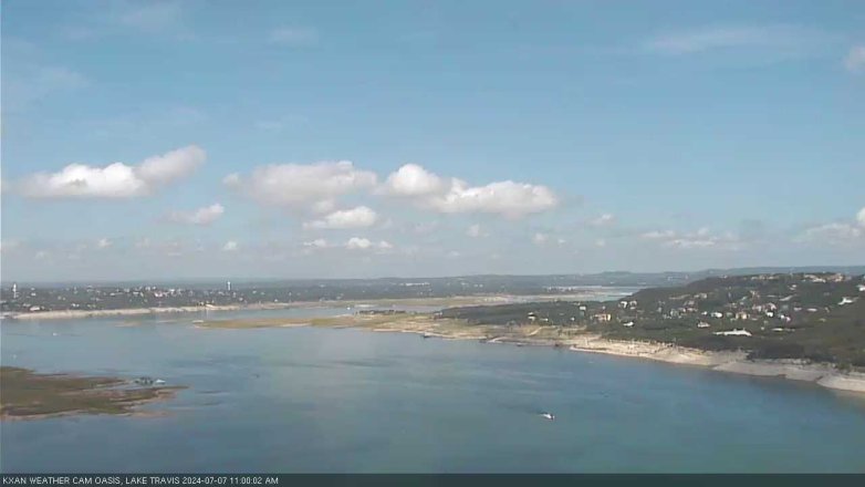 Lake Travis webcam, July 7, 2024 11:00 AM CT