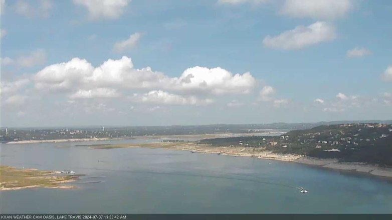 Lake Travis webcam, July 7, 2024 11:25 AM CT
