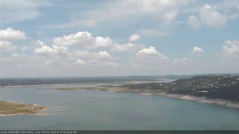 Lake Travis webcam, July 7, 2024 1:25 PM CT