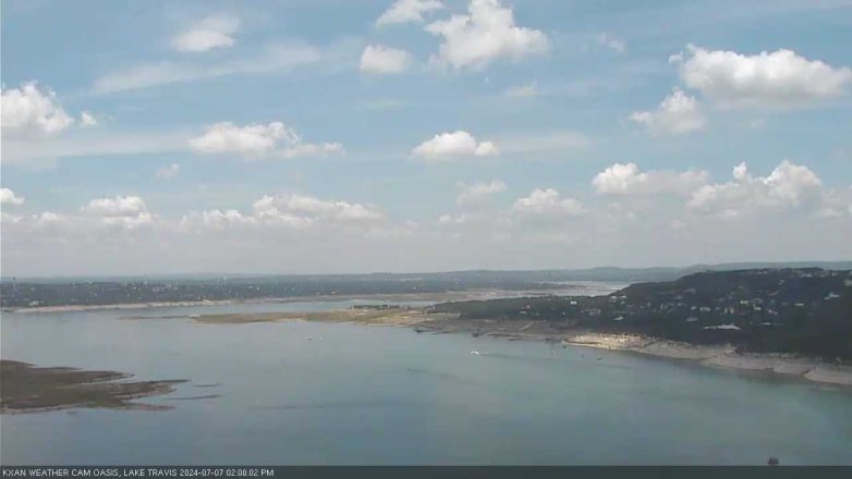 Lake Travis webcam, July 7, 2024 2:00 PM CT