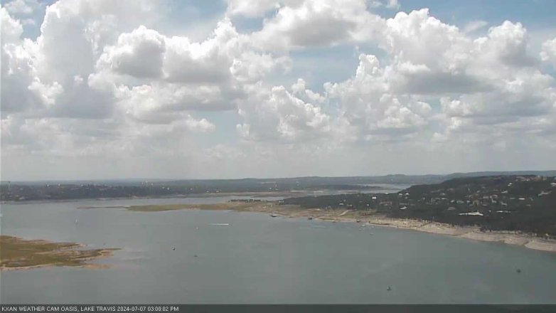 Lake Travis webcam, July 7, 2024 3:00 PM CT