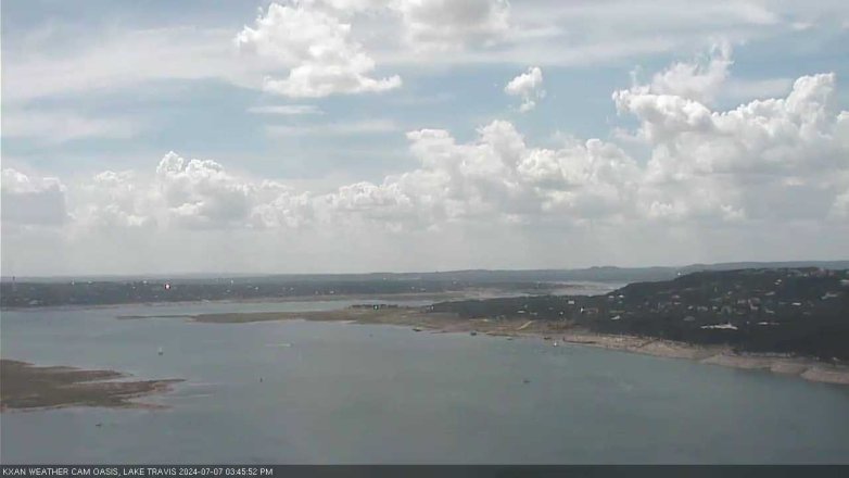 Lake Travis webcam, July 7, 2024 3:45 PM CT
