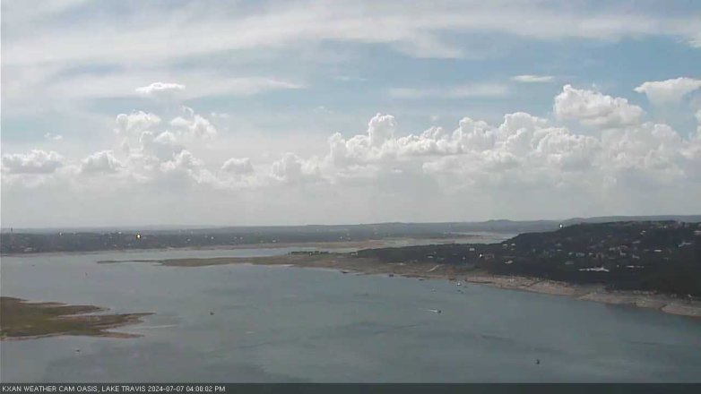 Lake Travis webcam, July 7, 2024 4:00 PM CT