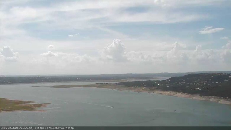 Lake Travis webcam, July 7, 2024 4:25 PM CT