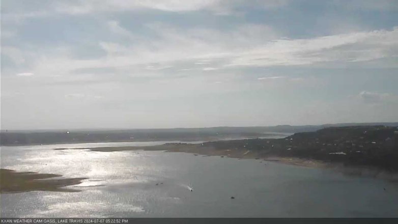 Lake Travis webcam, July 7, 2024 5:25 PM CT