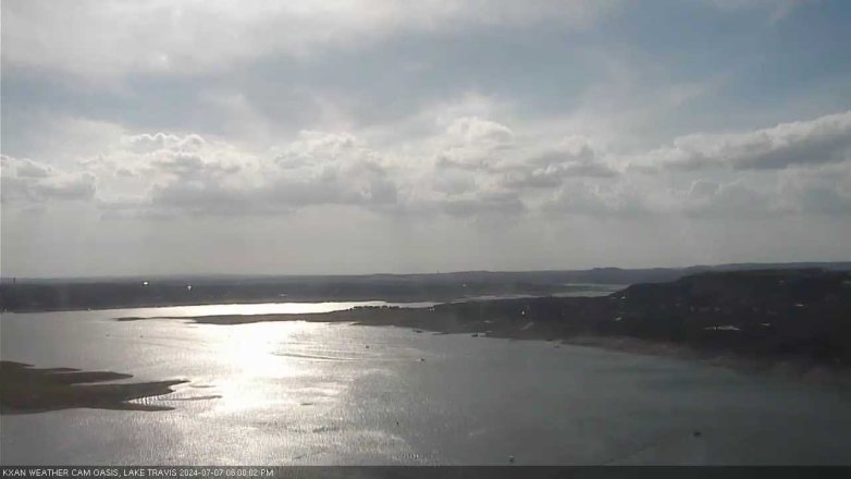 Lake Travis webcam, July 7, 2024 6:00 PM CT