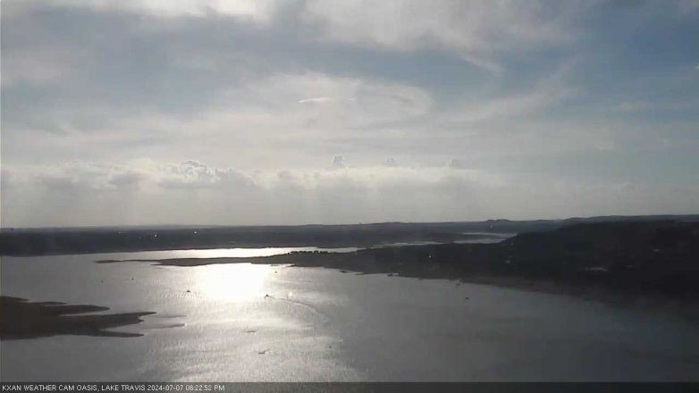 Lake Travis webcam, July 7, 2024 6:25 PM CT