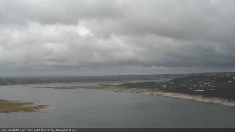 Lake Travis webcam, July 8, 2024 9:00 AM CT